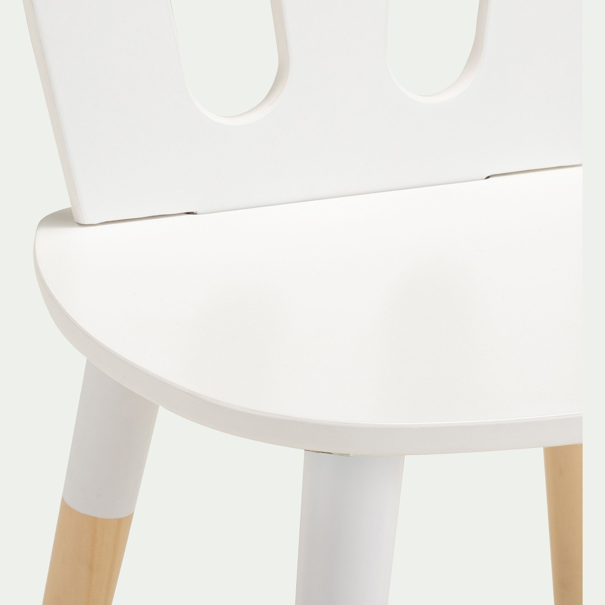 LOULOU - Chaise enfant en bois - blanc