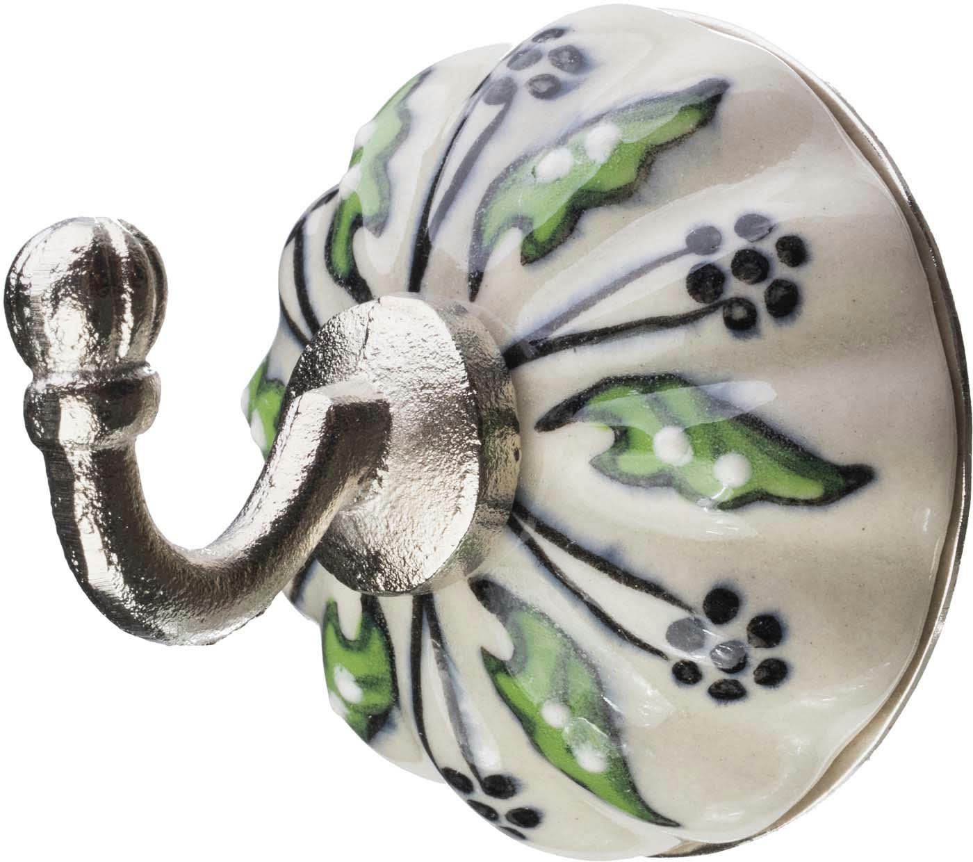 - Patère en céramique 1 crochet holly