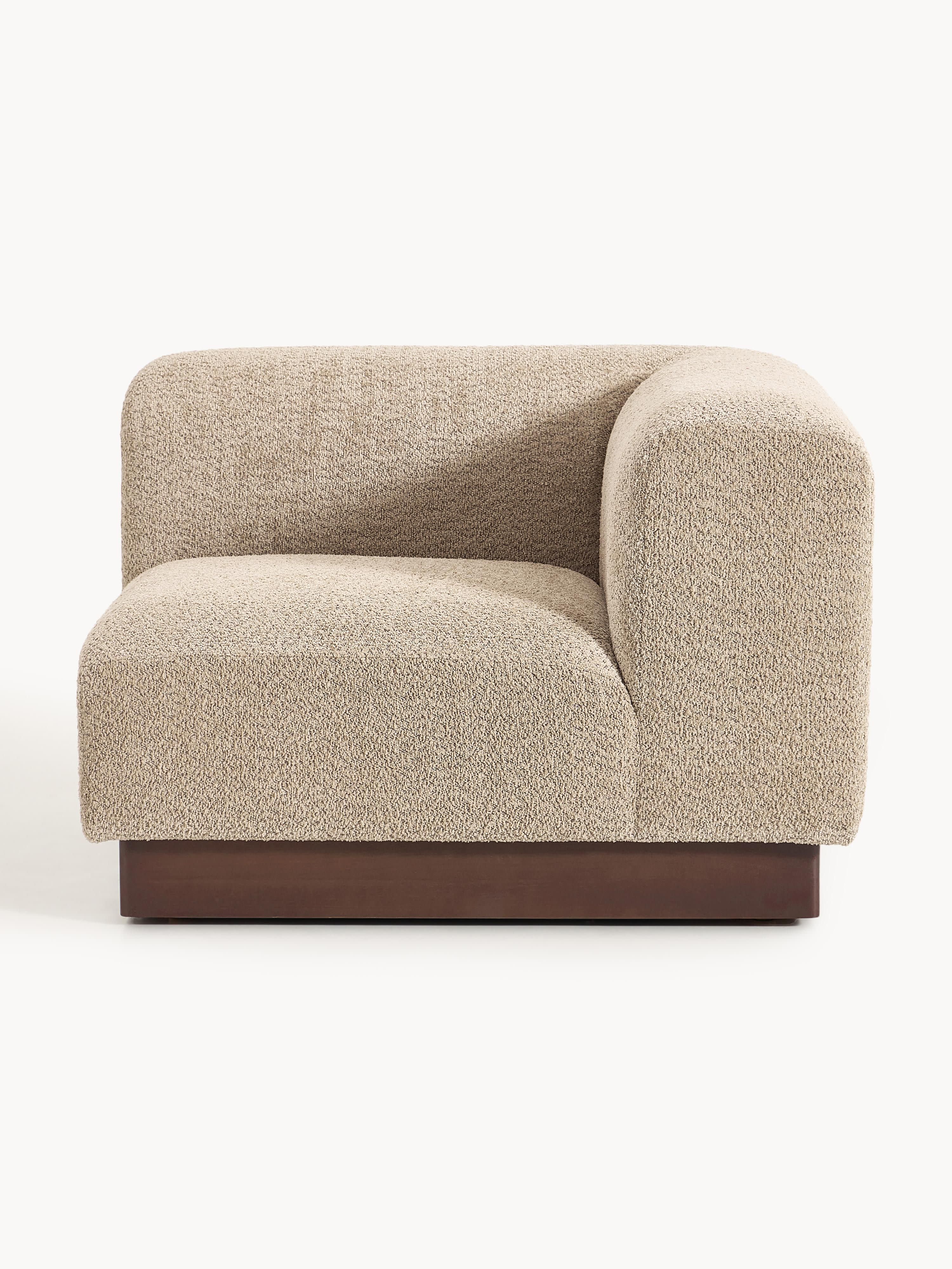 Eckmodul Natalie aus Teddy-Bouclé