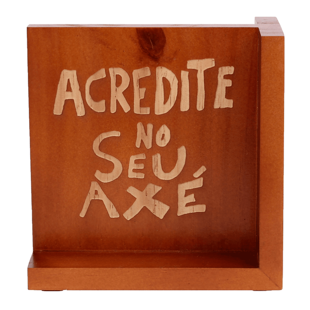 APARADOR DE LIVROS SETE ERVAS AXÉ