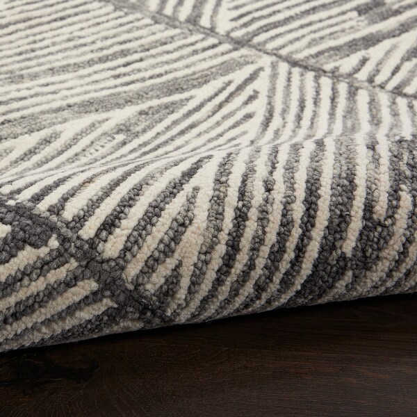Nourison Vail Textured Rustic Farmhouse Area Rug