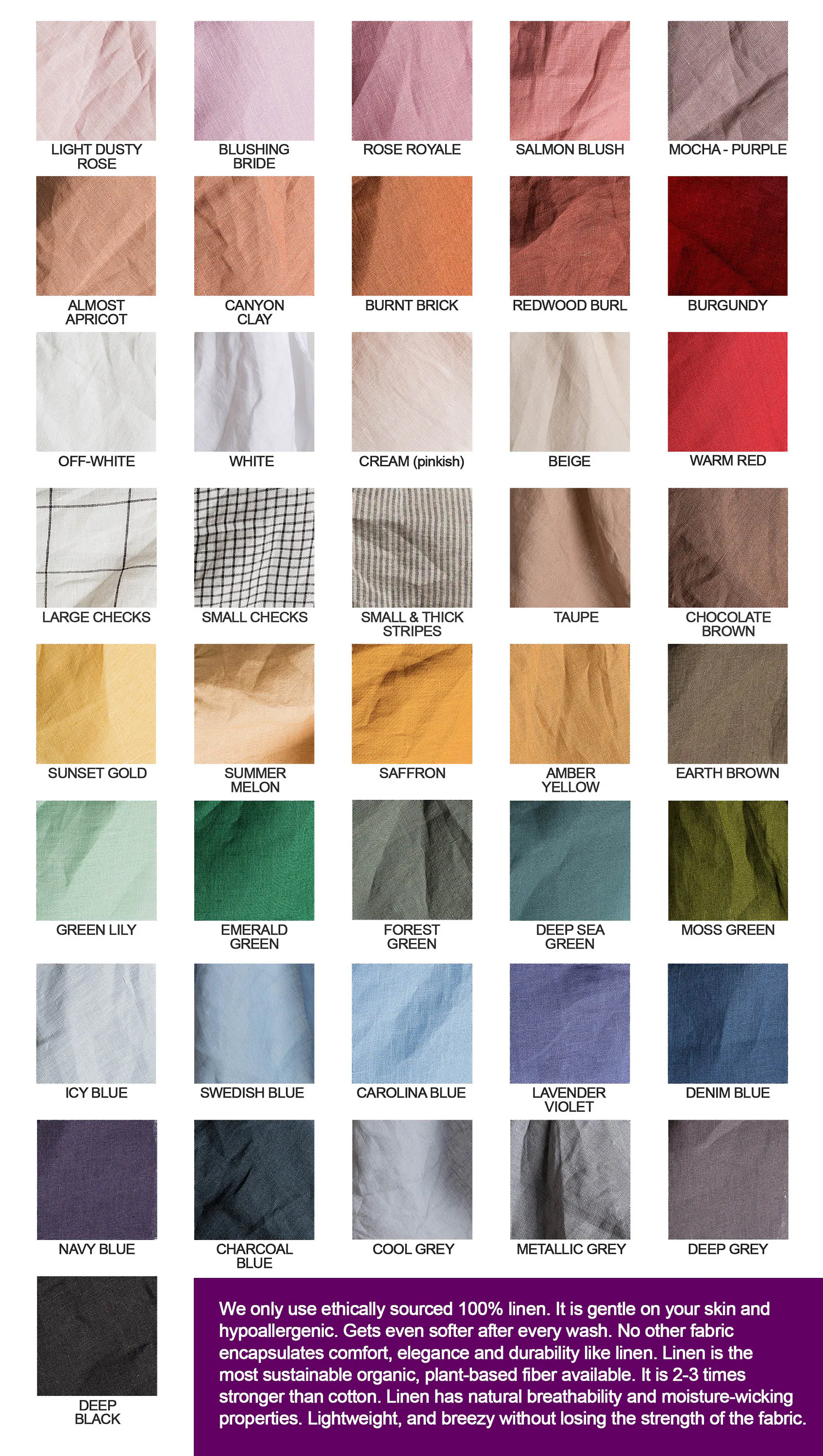 Stylish Belgian Linen Scarfs | 41 Trendy Colors, 6 Perfect Sizes | Must-Have Accessory for Every Occasion - Christmas Gift for Her