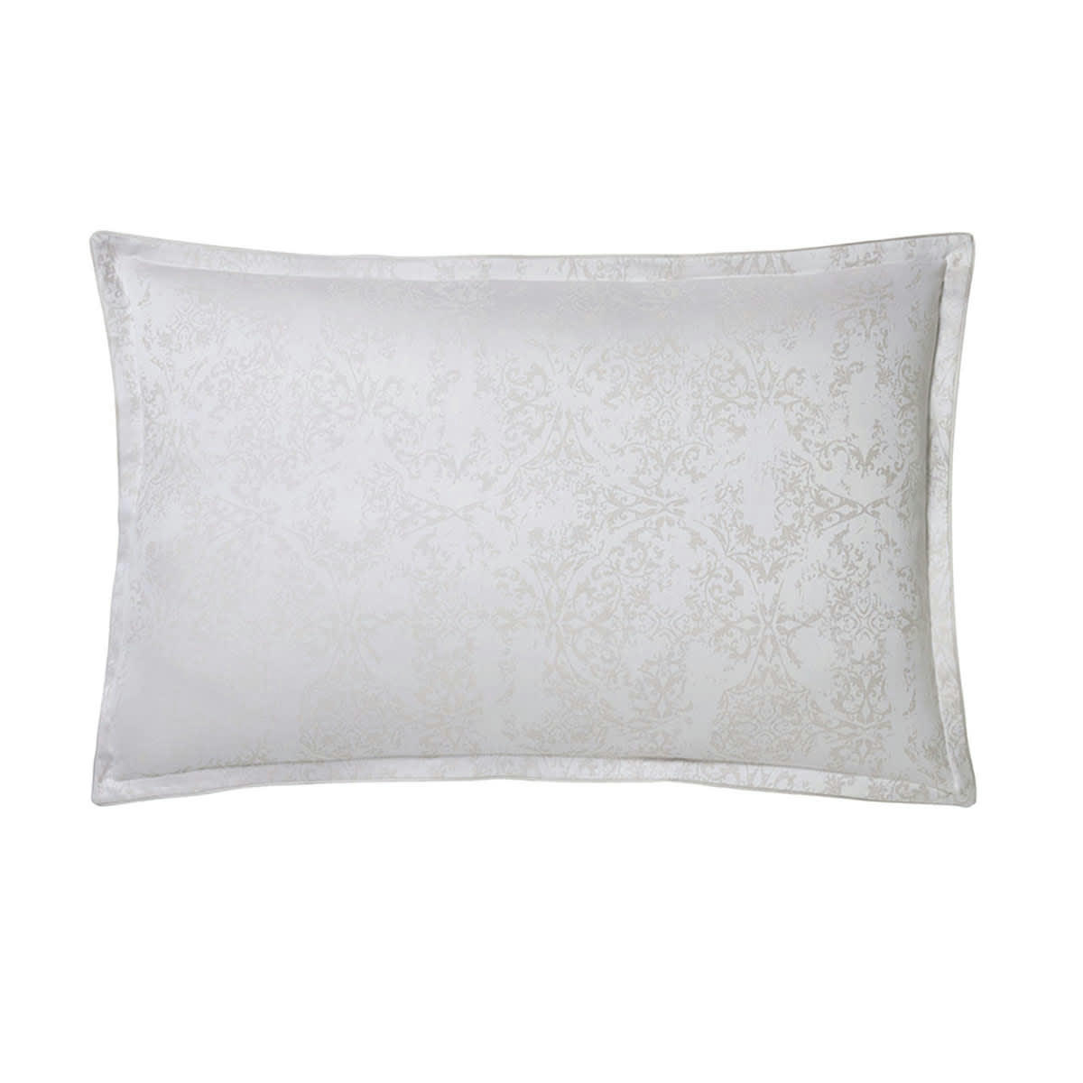 QUANTIQUE - Taie d'oreiller en satin de coton bio nacre 50x75