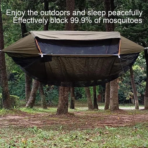 NNEOBA Portable Hammock with Mosquito Protection for Outdoor Camping