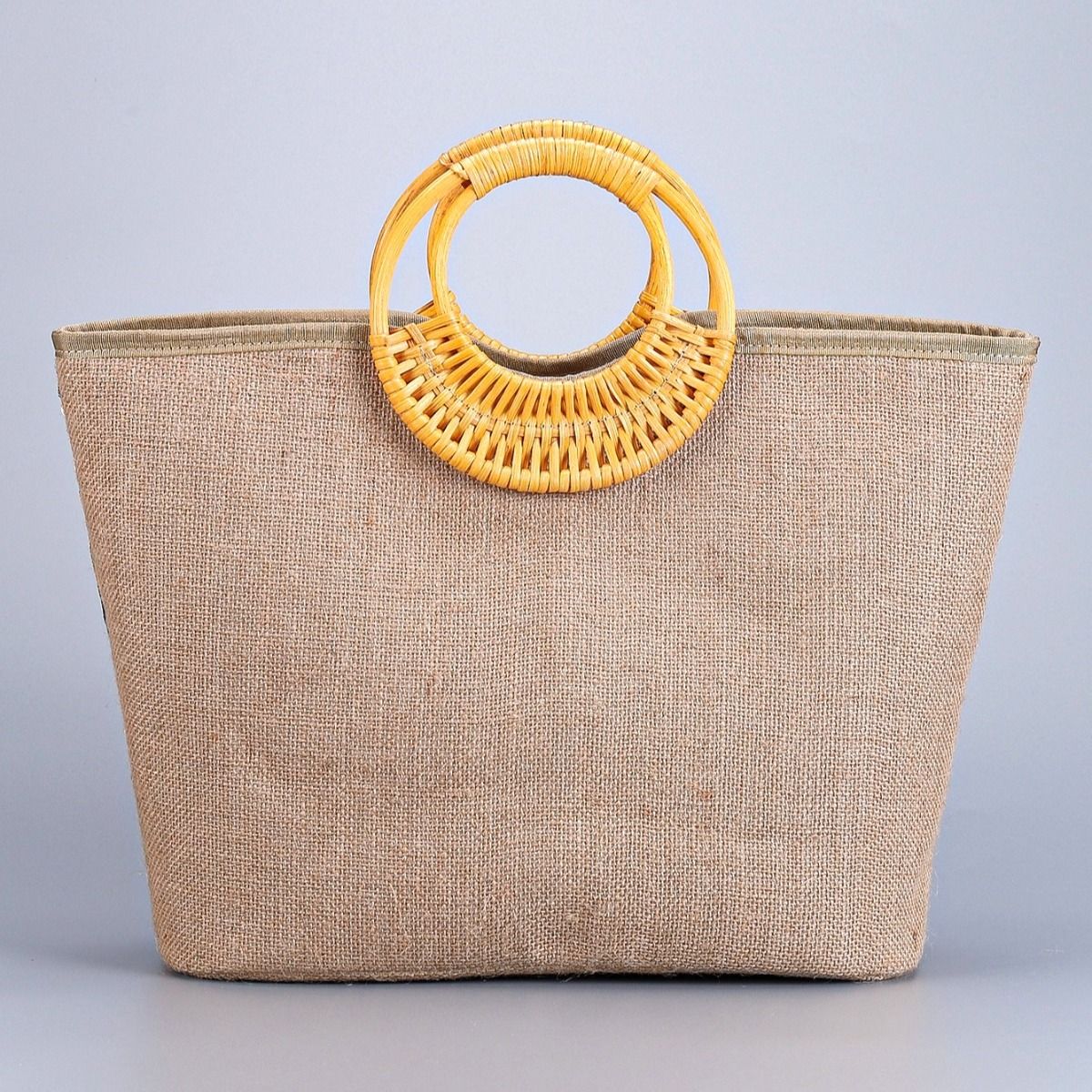 PEACH ACCESSORIES Emerald Green Sequin Tropical Tote Beach Bag