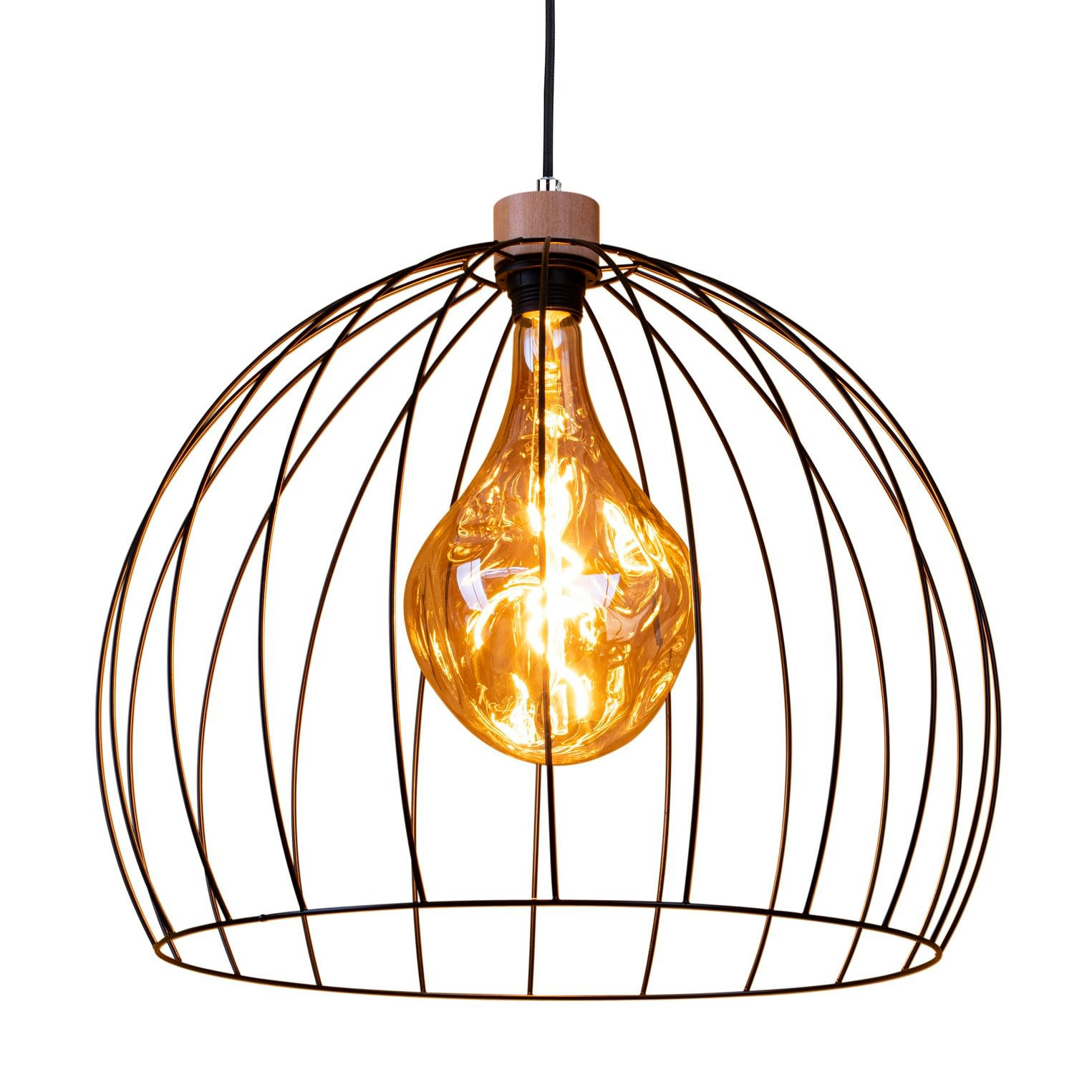 COOP - Suspension en métal noir