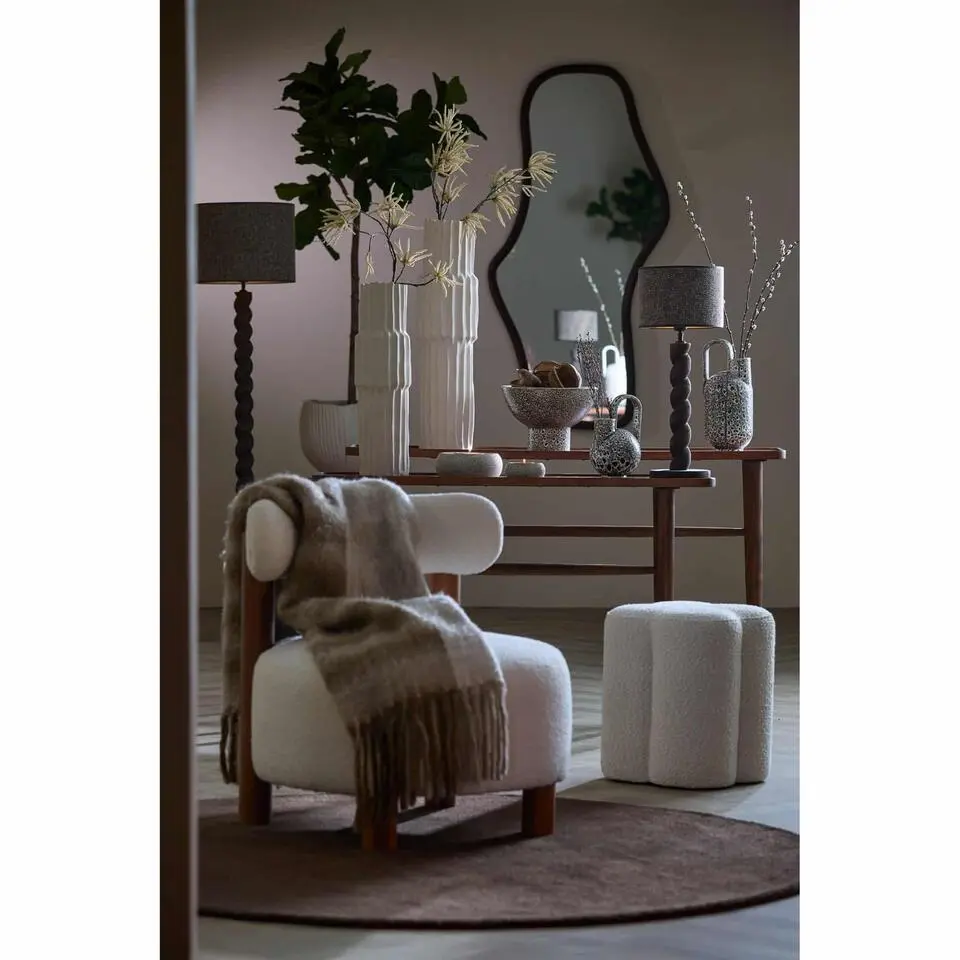 Schaal Kavala - Wit - &Oslash;26x32cm