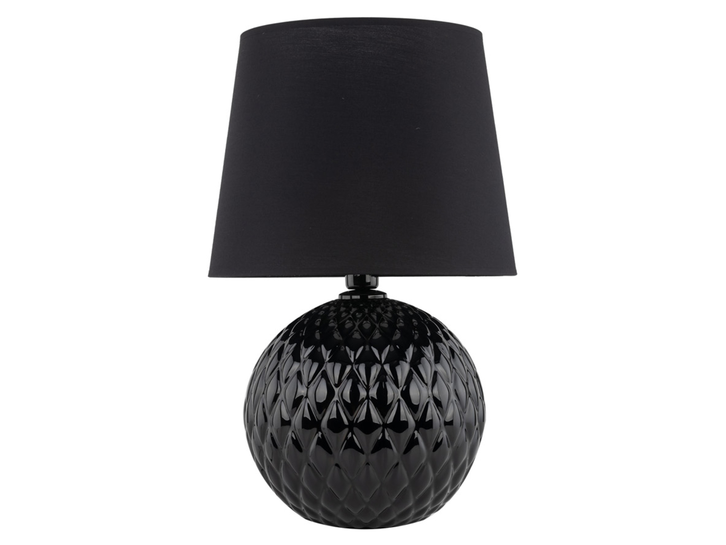 Lampa stołowa Santana szklana czarna