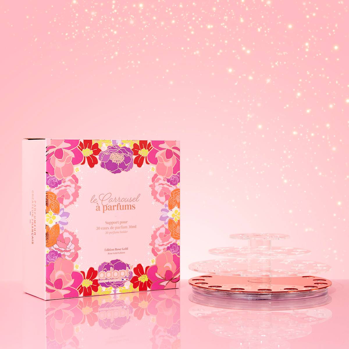 Le carrousel à parfumsPrésentoir 30 eaux de parfums 30ml