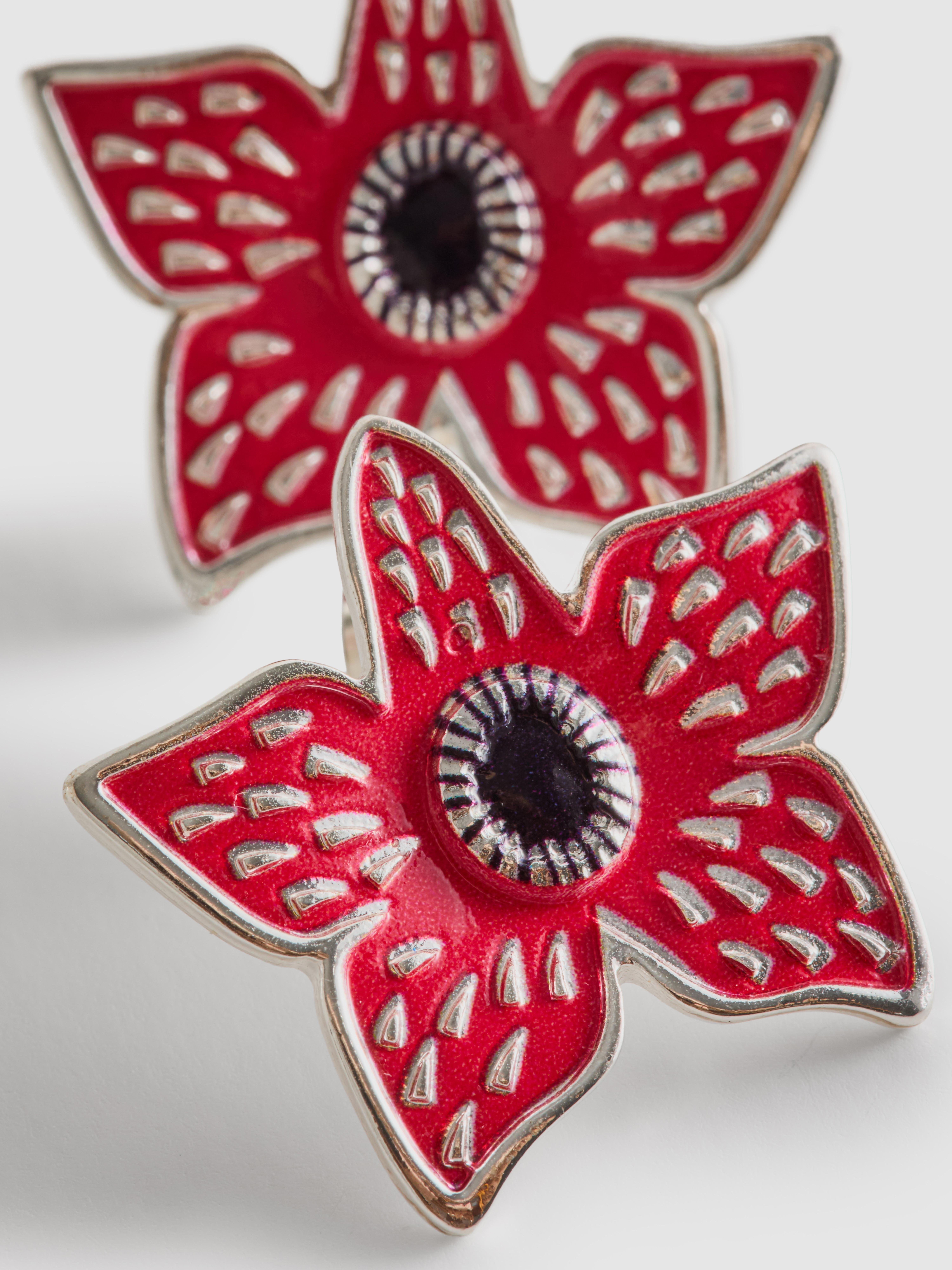 Stranger Things Demogorgon Stud Earrings