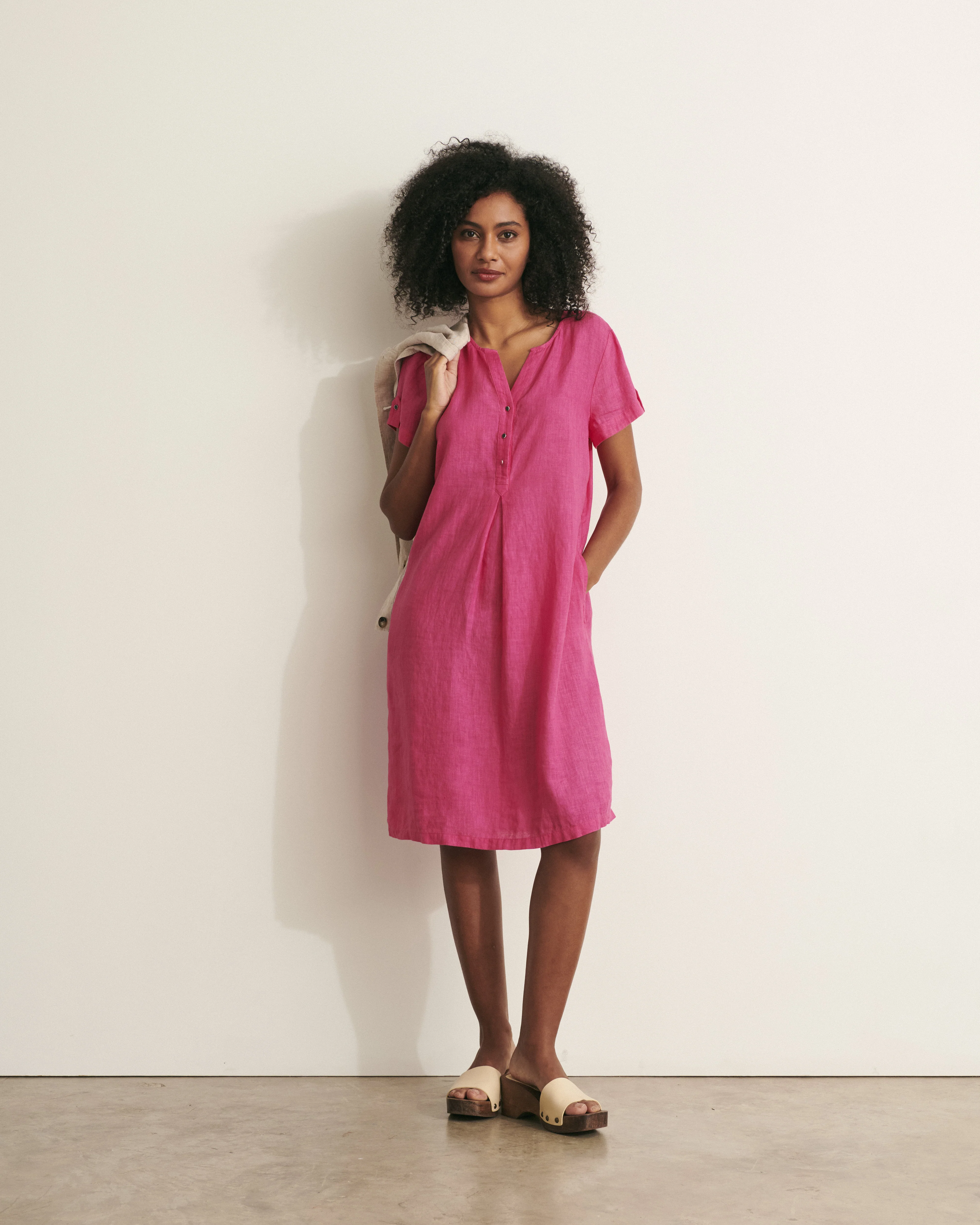 Robe longueur genou ROSERA-LIN11/11111/394