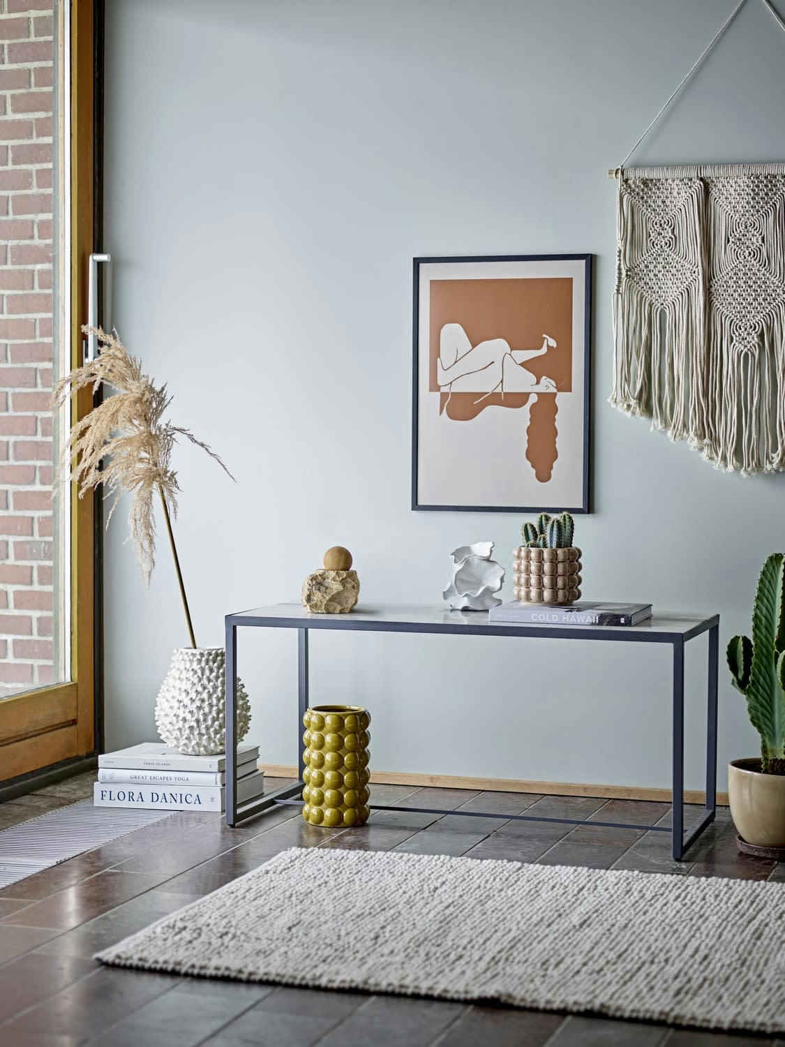 - Vase Grès Beige 15X15