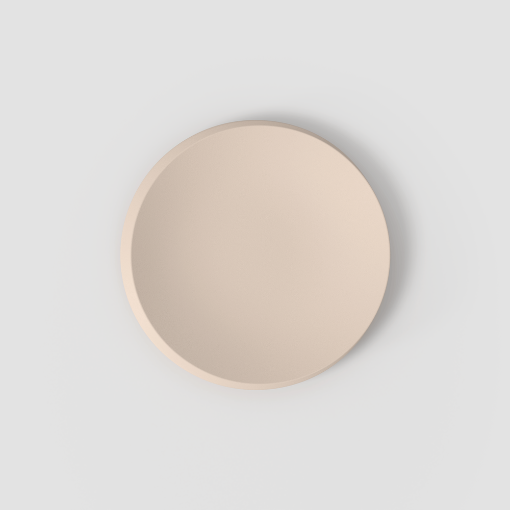 NewMoon Appetizer/ Bread Plate - Beige, 6.4'', Premium Porcelain