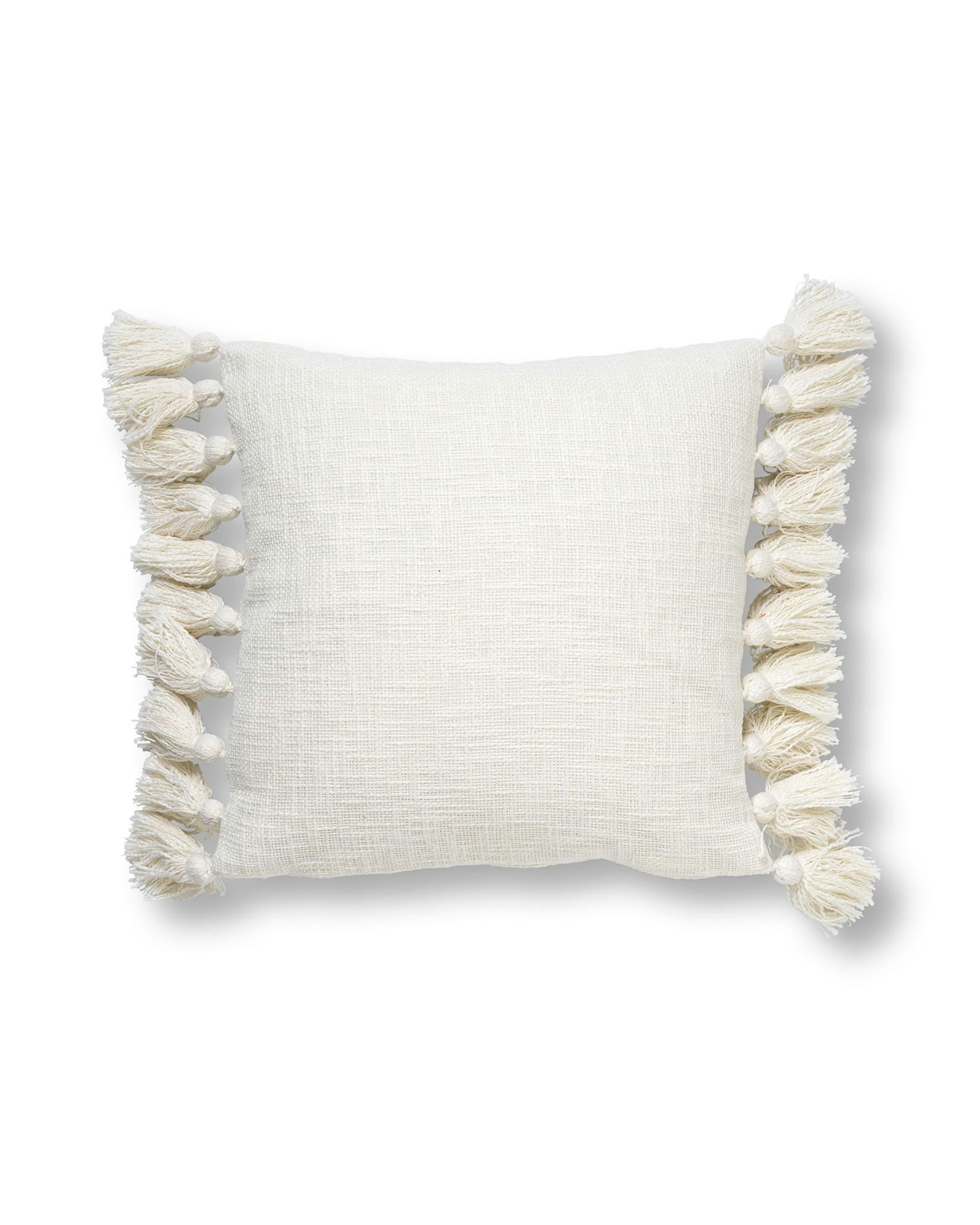 RUBY - Housse de coussin blanc en coton-45x45 cm uni