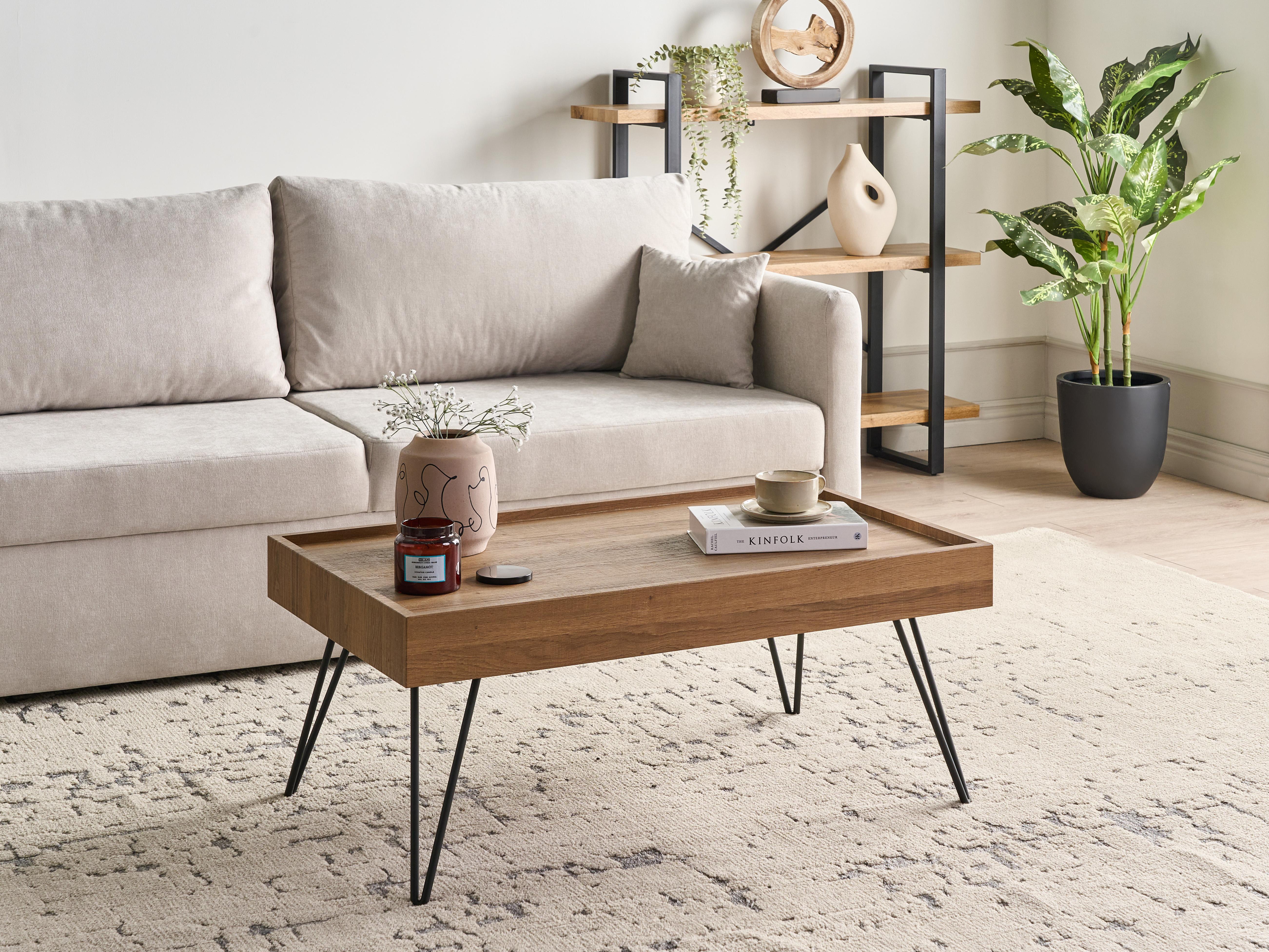 Coffee Table WELTON Dark Brown
