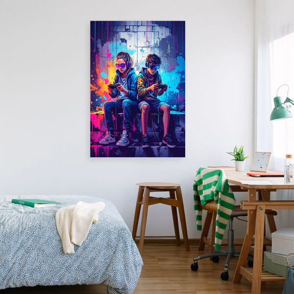 Obraz młodzieżowy dla gracza, Konsola Graffiti Street Art 20x30