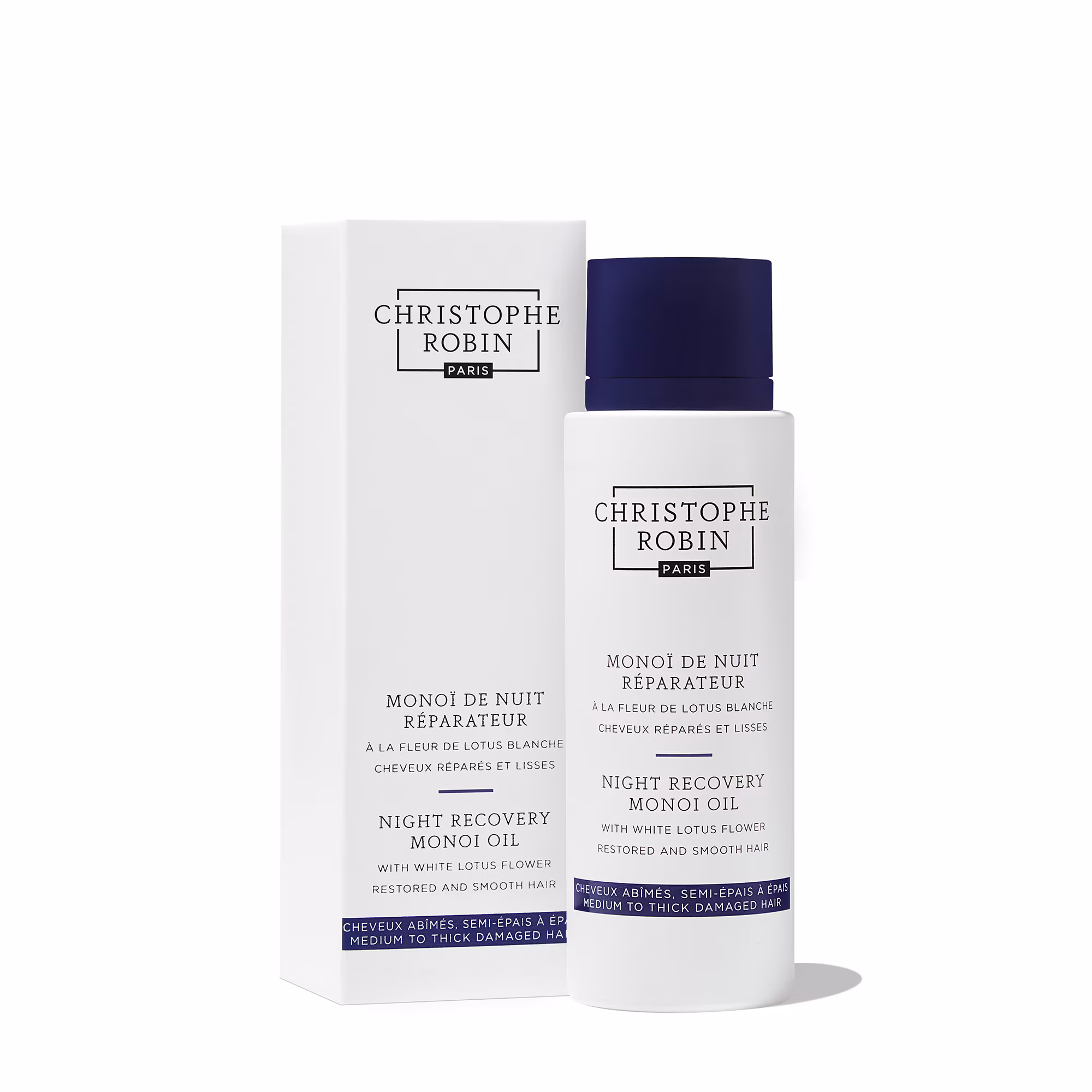 MONOÏ DE NUIT REPARATEURHuile de soin à la fleur de lotus blanche