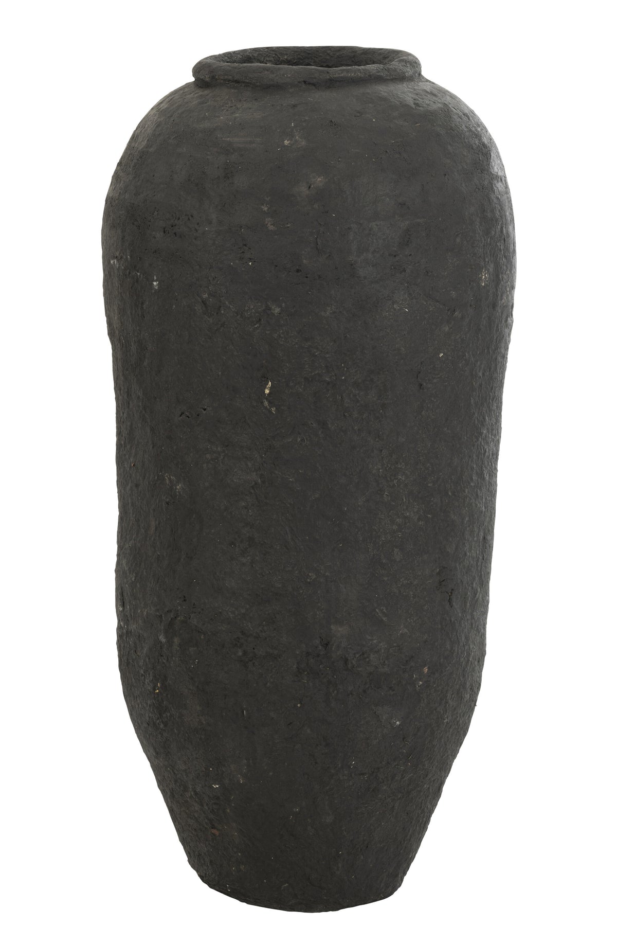 J-Line vaas - papier maché - zwart - large - 99 cm hoog