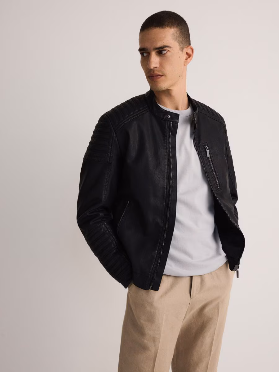 Jacket With Faux Fur Lining