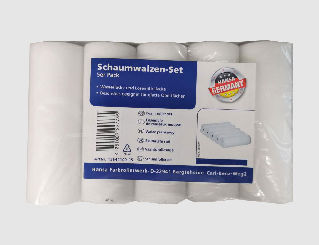 Lackierwalze Schaum