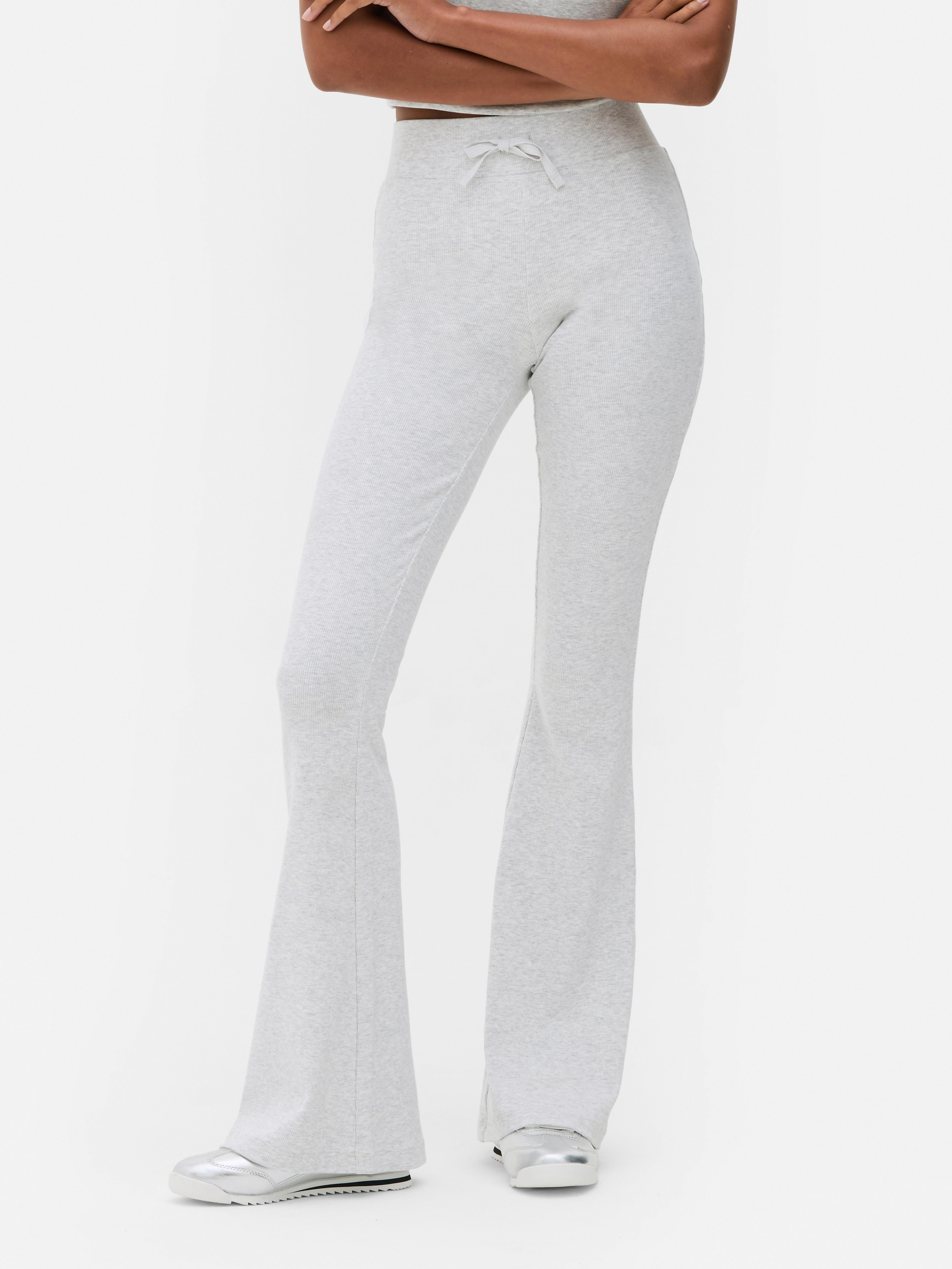 Ribbed Flare Leggings