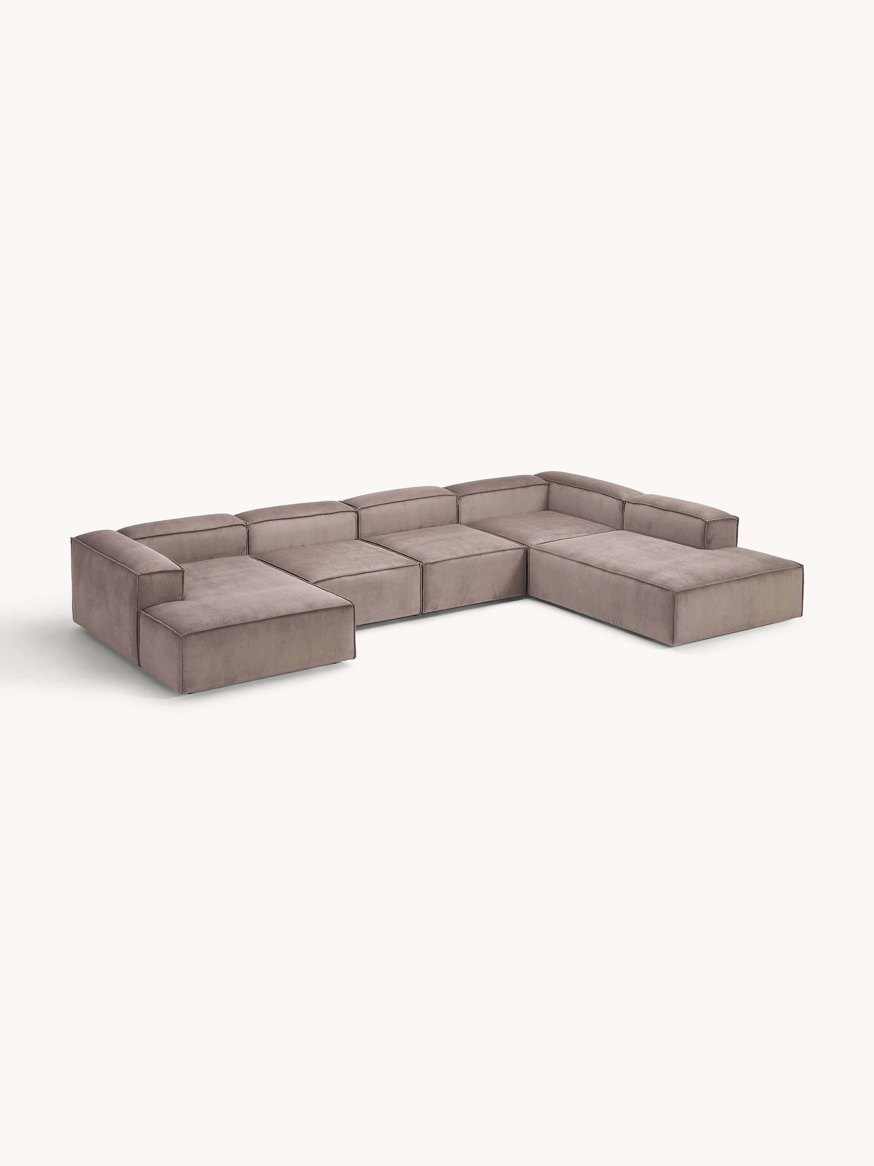 Modulares XL Sofa Lennon aus Cord
