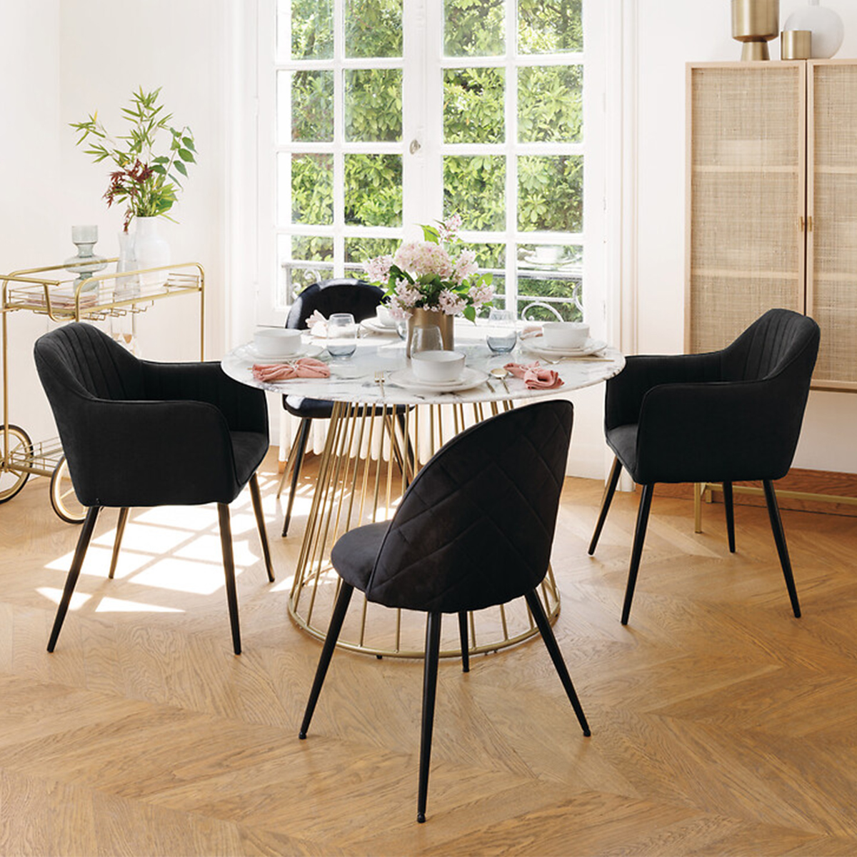 Armchair "Visoca" Black