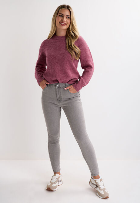 Womens Light Grey Alexa Shaper Skinny Jeans