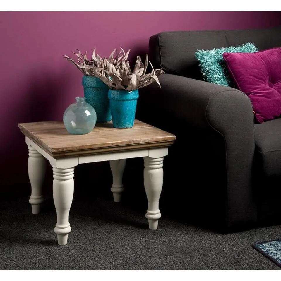 Tower Living - Fleur bijzettafel - 60 cm sierpoot - wit