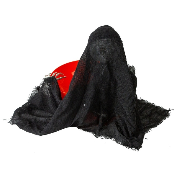 10.5" Animated Grim Reaper Halloween Candy Bowl