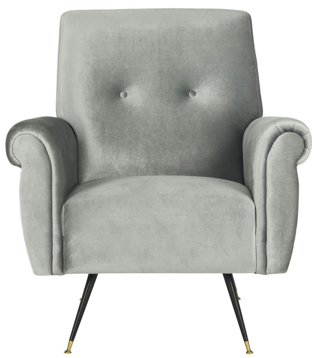 BETSEY - Chaise d'appoint Bois d'eucalyptus en gris, 75 X 80 X 95 cm