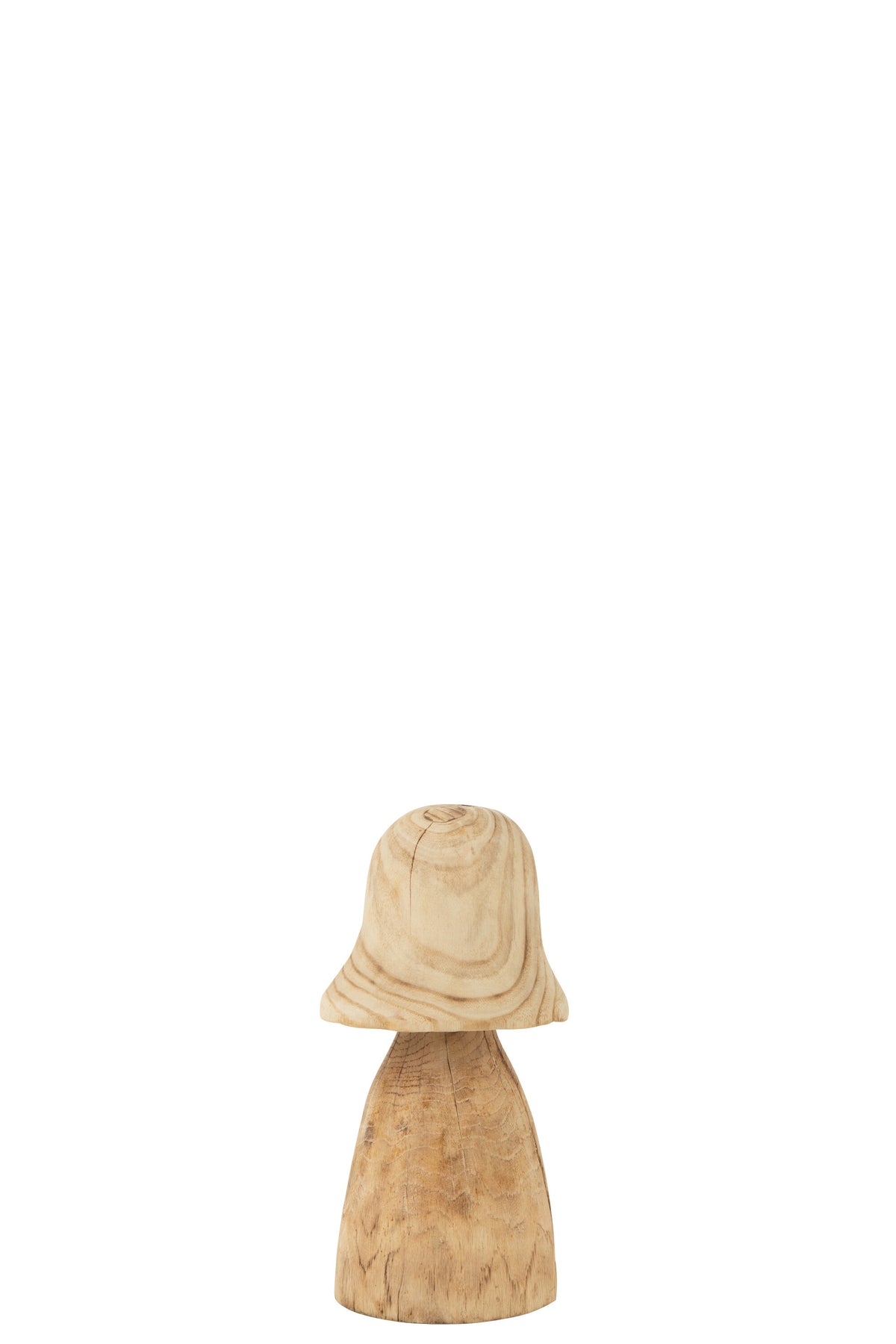 J-Line decoratie Paddenstoel Stolp - hout - naturel - small