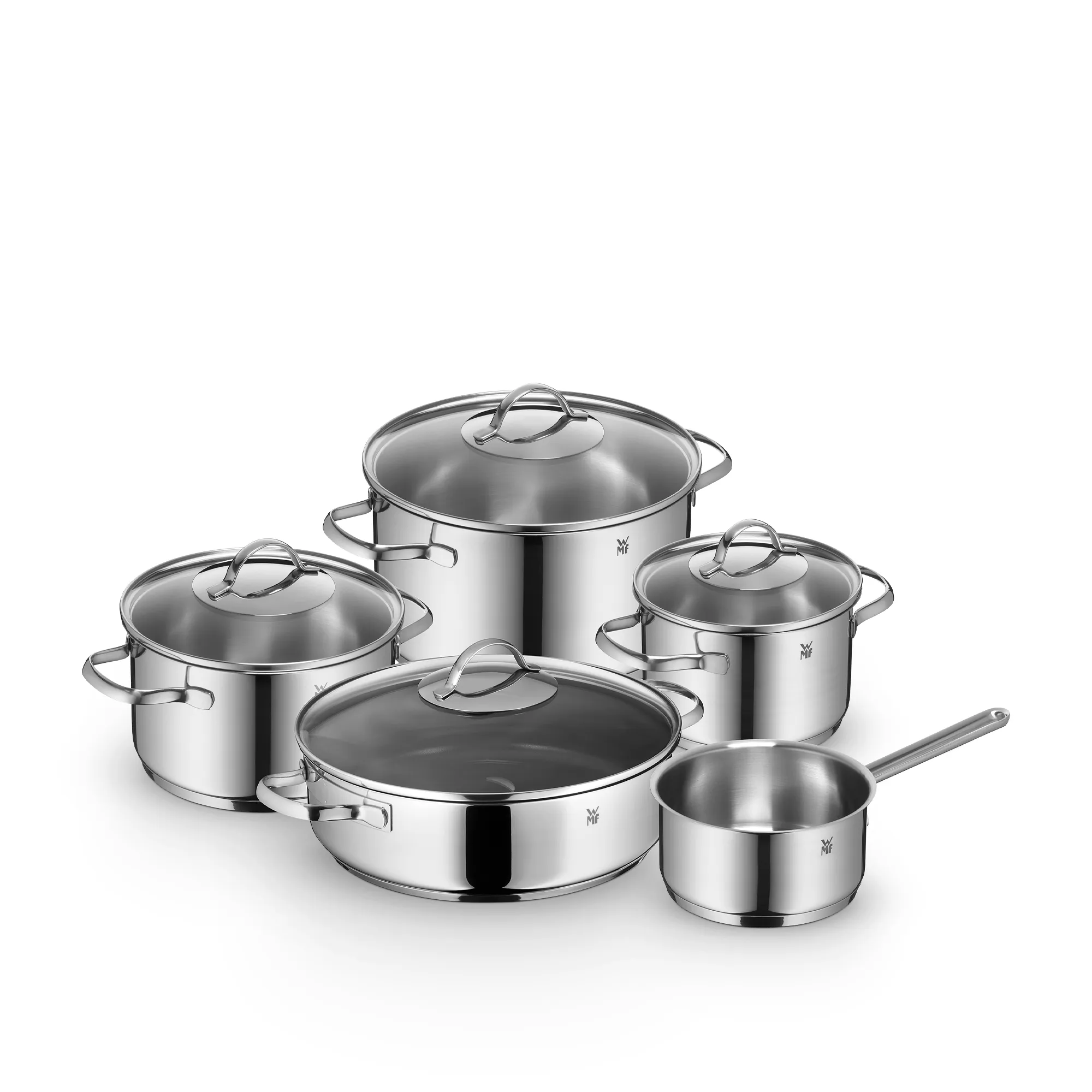 WMF Provence Plus Cookware Set 5-Piece with Braising Pan 28 cm