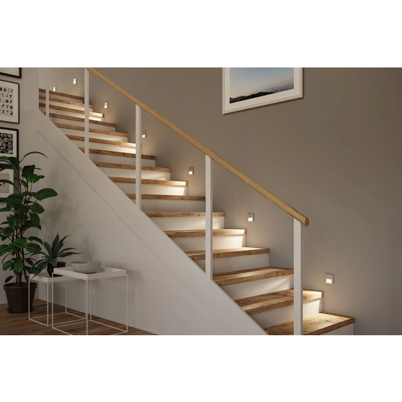 Einbauleuchte »Tsaro«, 1 W, chromfarben, 230 V, Set