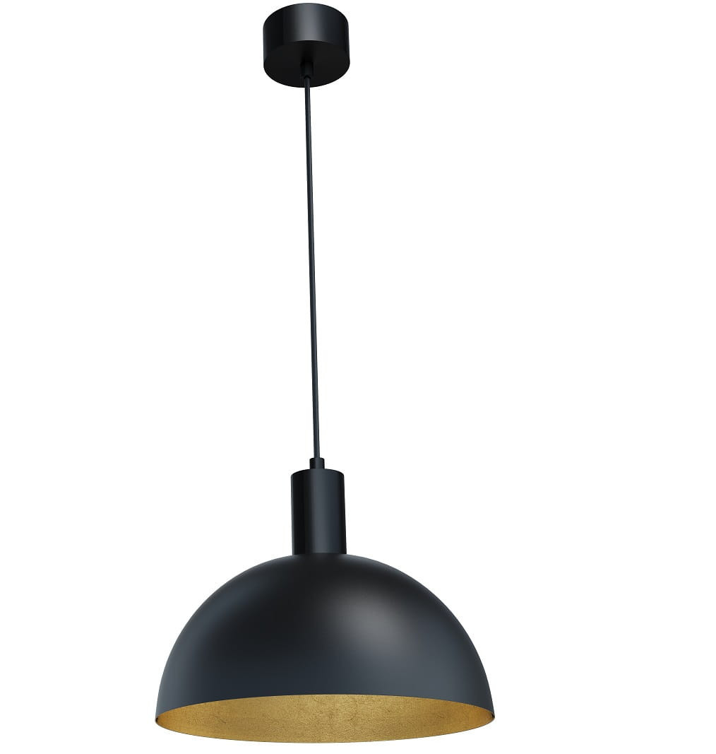 Lampa wisząca czarna LUISANT 1xE27x35W wym: 150x30x30 cm Maxlight