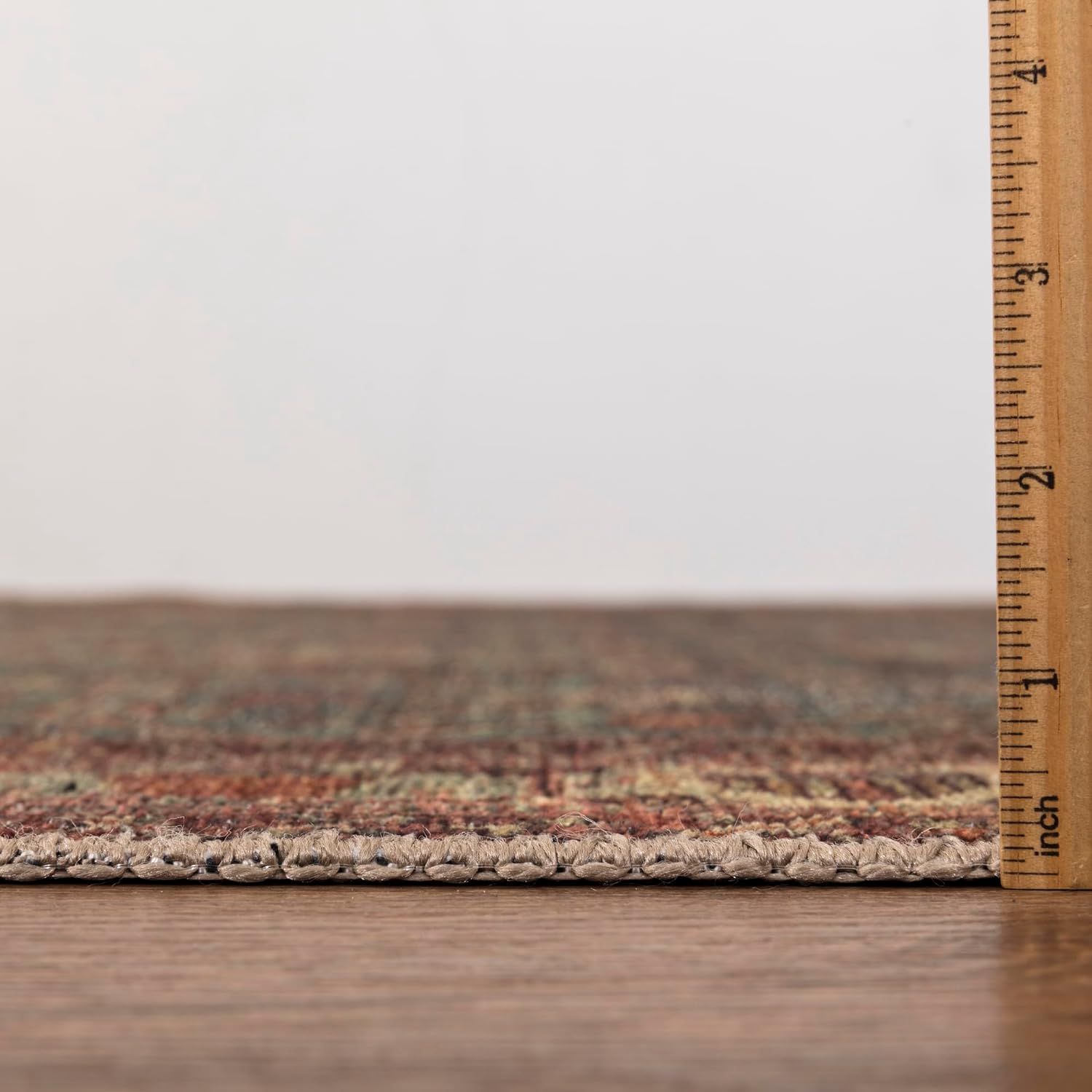 Keen Home Design 10x14 Rug - Machine Washable Area Rug with Non-Slip Backing, Ideal for Living Room, Dining Room, Bedroom - Vintage, Easy Clean, Durable, Low Pile Rug - (9'7 x 14')