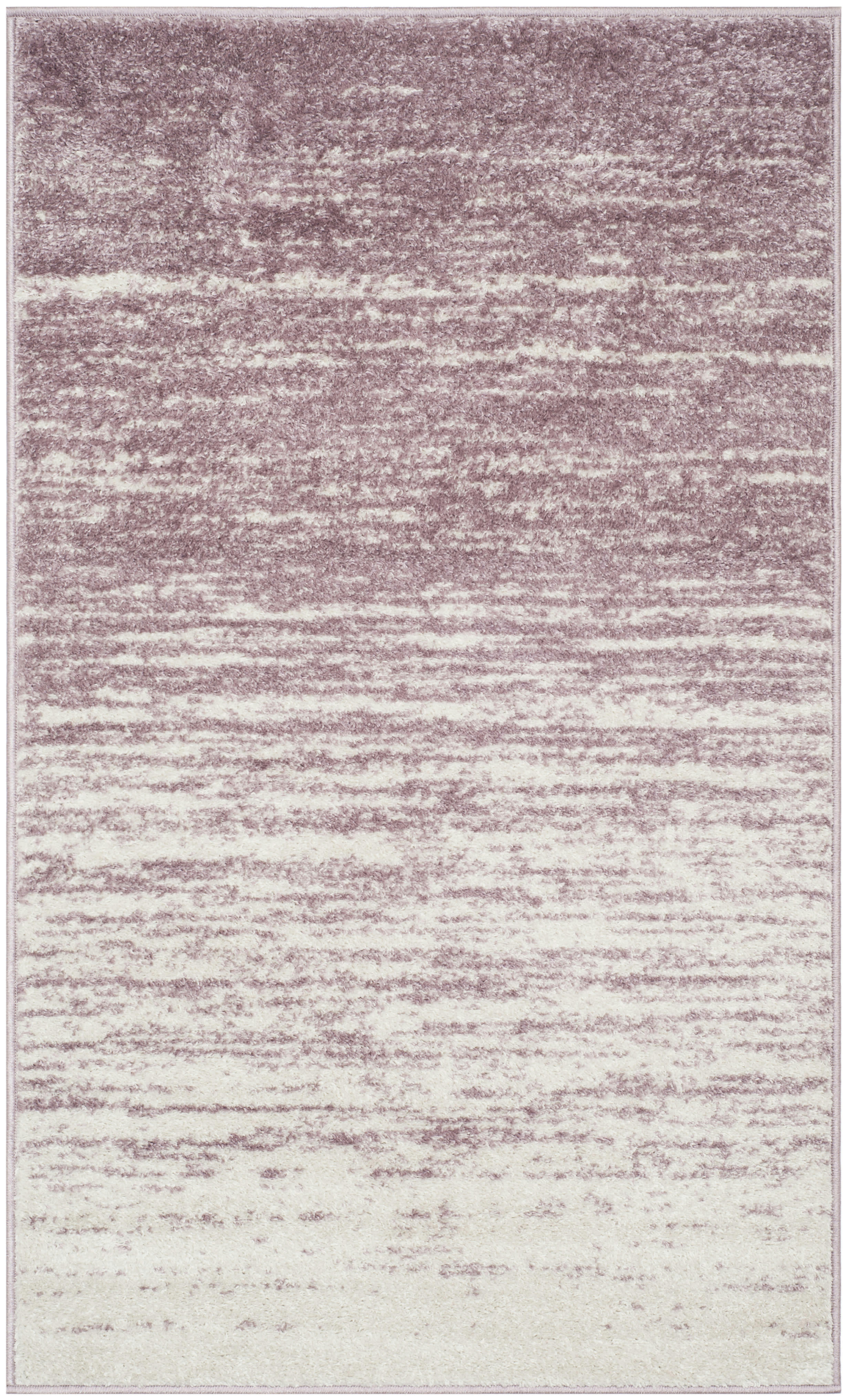 ADIRONDACK - Tapis de salon interieur en crème & violet, 91 x 152 cm