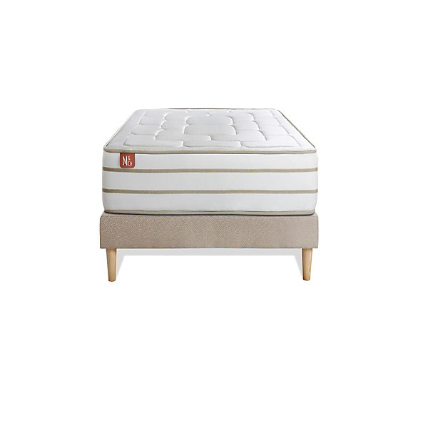 Ensemble Mémoire de forme de confort Equilibré avec sommier tapissier