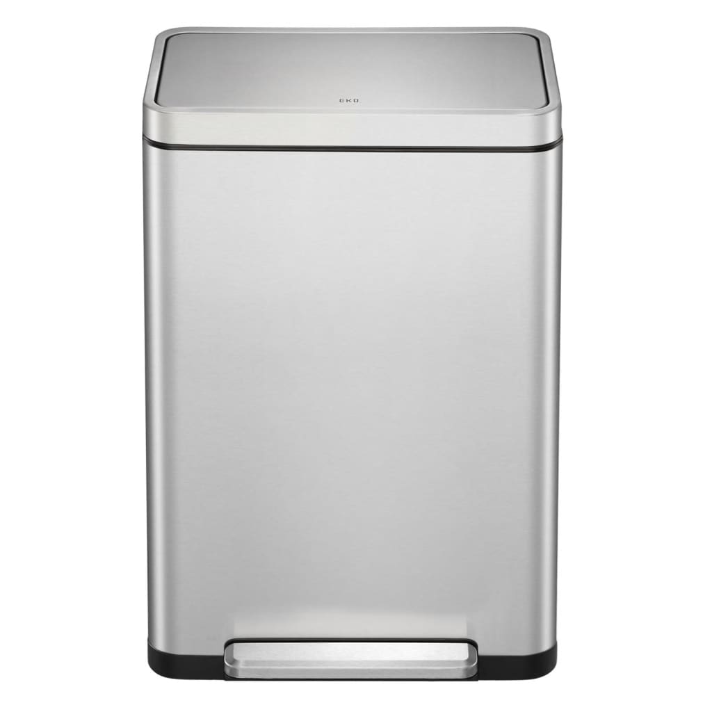 EKO Pedaalemmer X-Cube 2x20 L matzilverkleurig