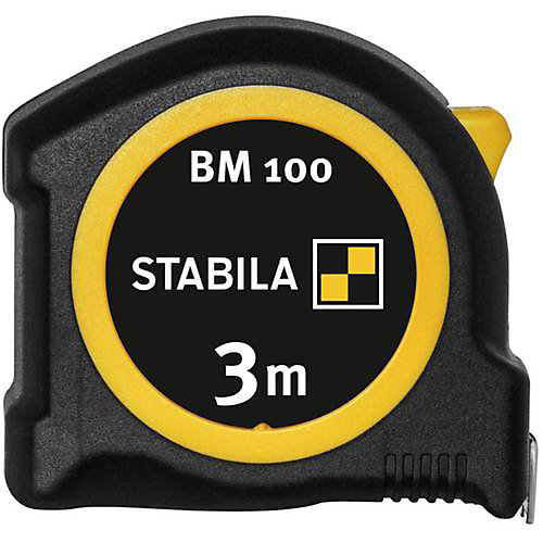 Mètre-ruban STABILA BM 100 19570 3 m - boîtier ABS Softgrip