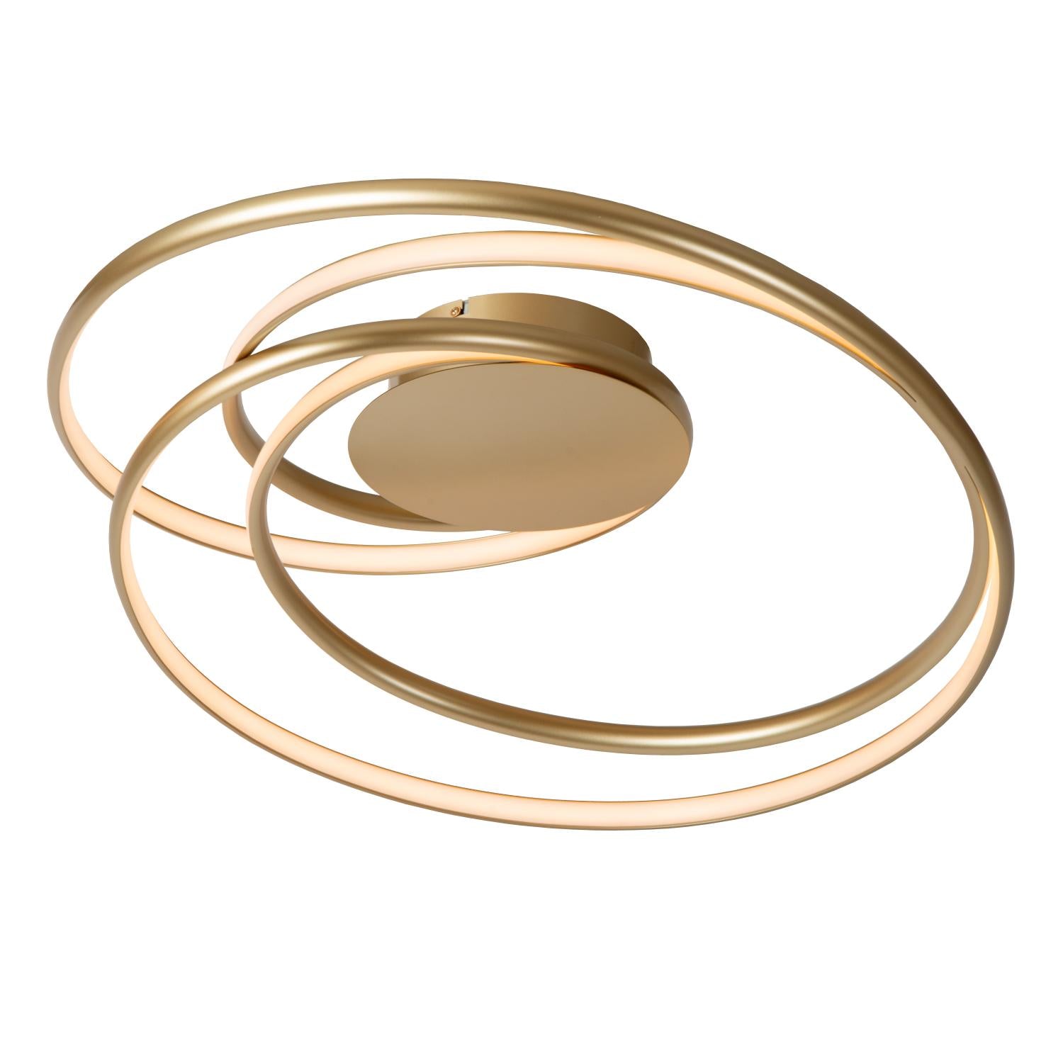 Lucide Premium SARDANA Plafonnière - Mat Goud   Messing