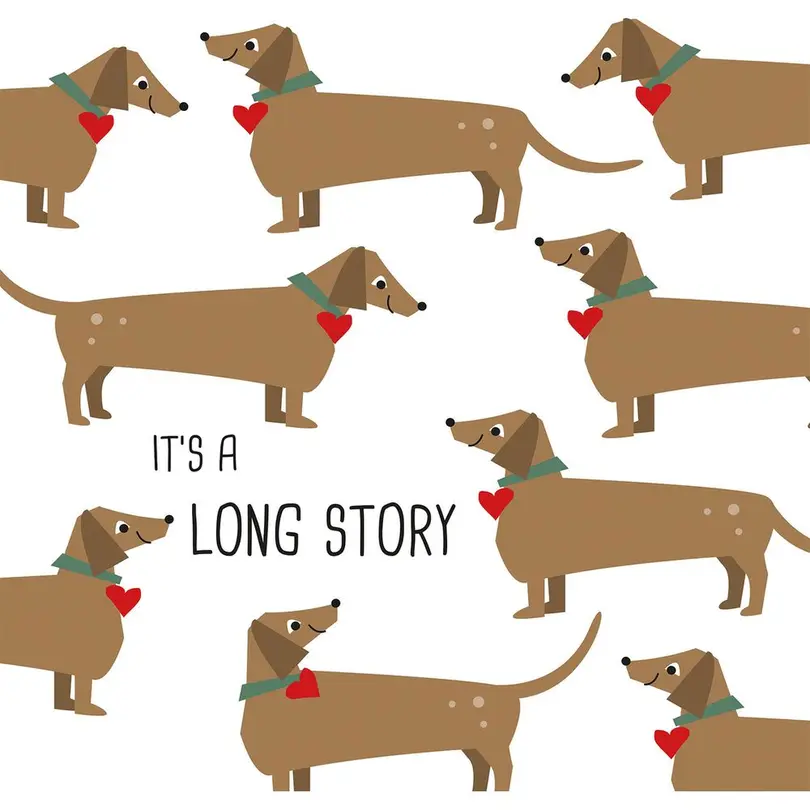 Serviette 20er-Set Long Story