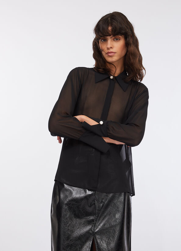 Camicia con perle
