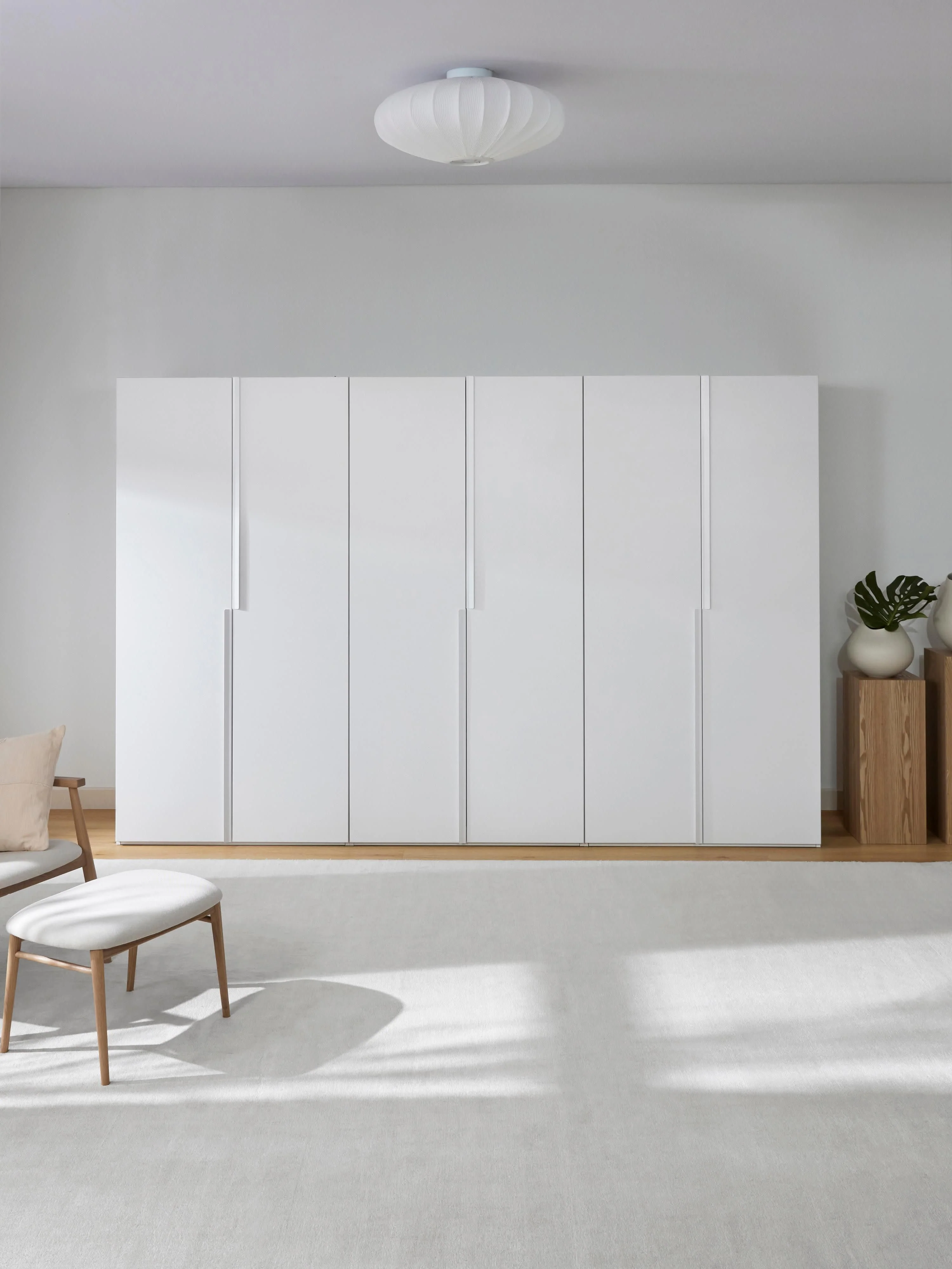 Modularer Drehtürenschrank Leon, 300 cm Breite, in verschiedenen Größen