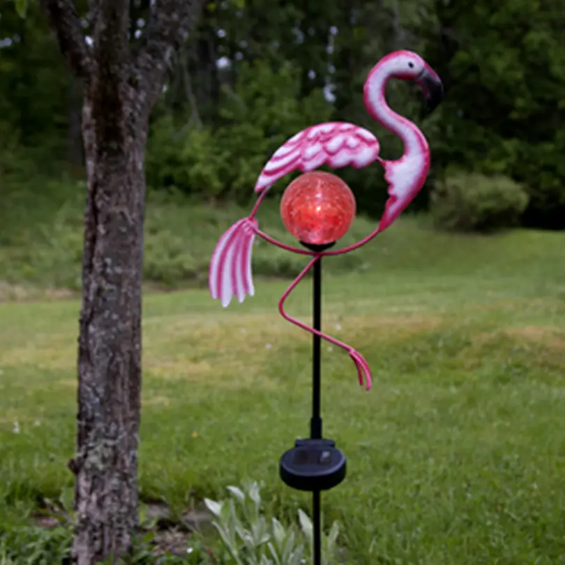 Solarleuchte Flamingo