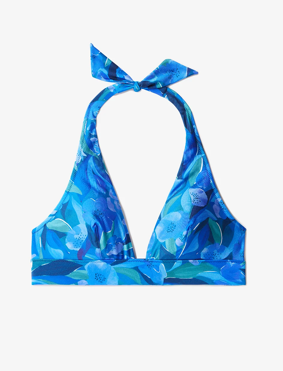 Haut de maillot de bain triangle sans armatures paddé AZUR BE COOL