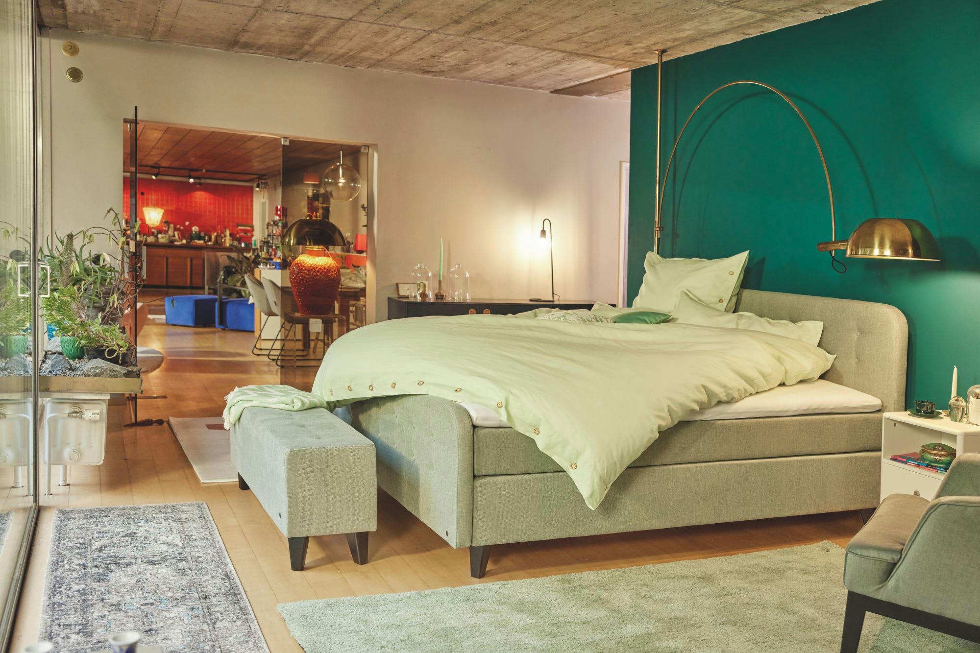 FUNKY ORIENT - Tapis d'orient vintage tissé plat gris 075x290 cm