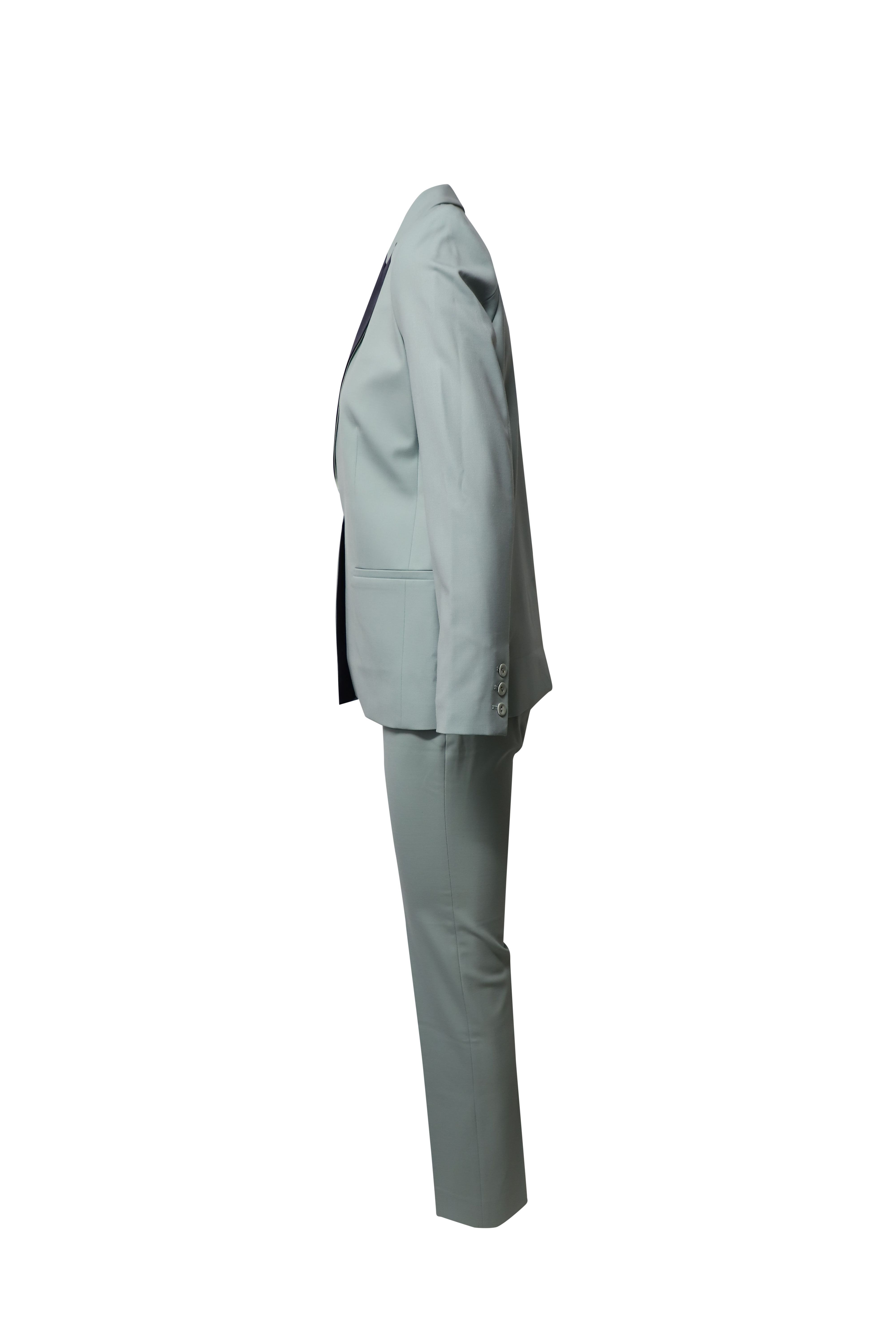 Victoria Beckham Preloved Suit in Mint Polyester