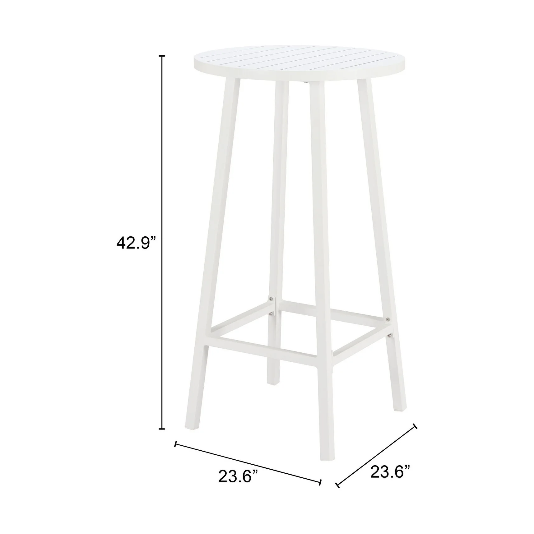 Ren Bar Table White