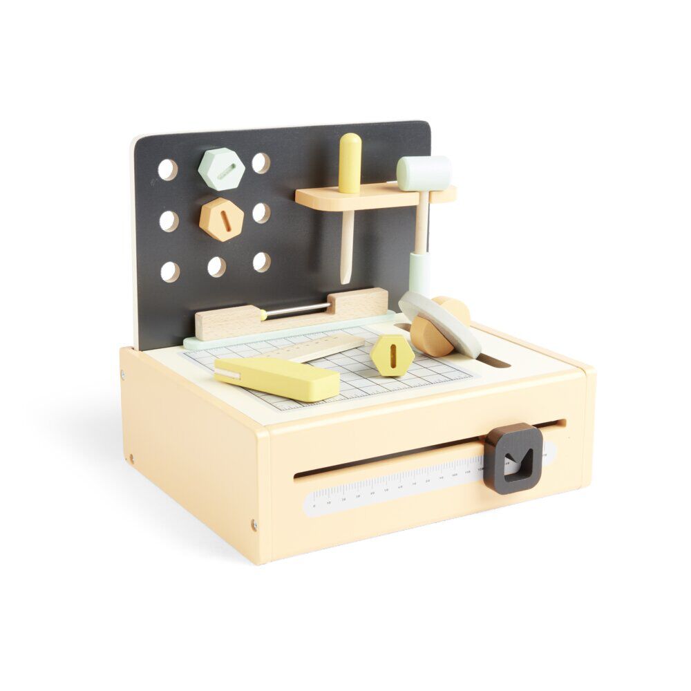 établi en bois avec accessoires L30cm